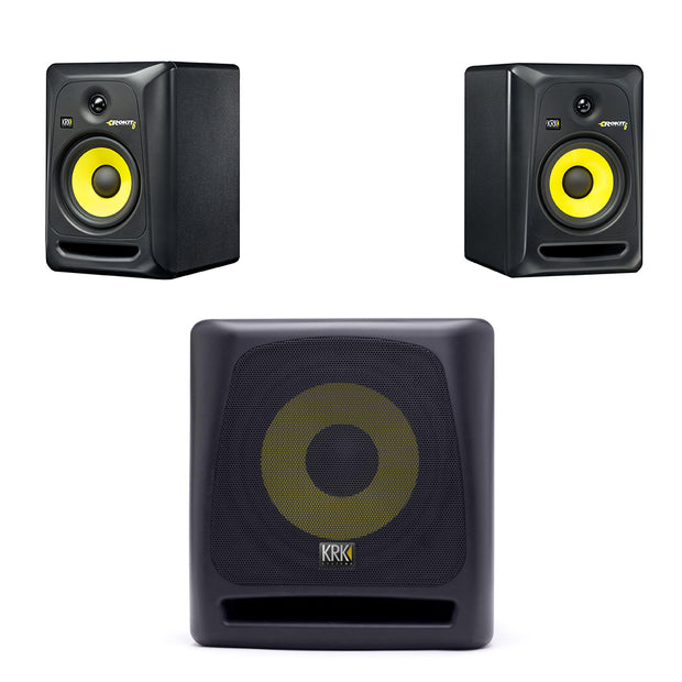 KRK Rokit RP6G3 + KRK10S + 4 XLR Cables Combo
