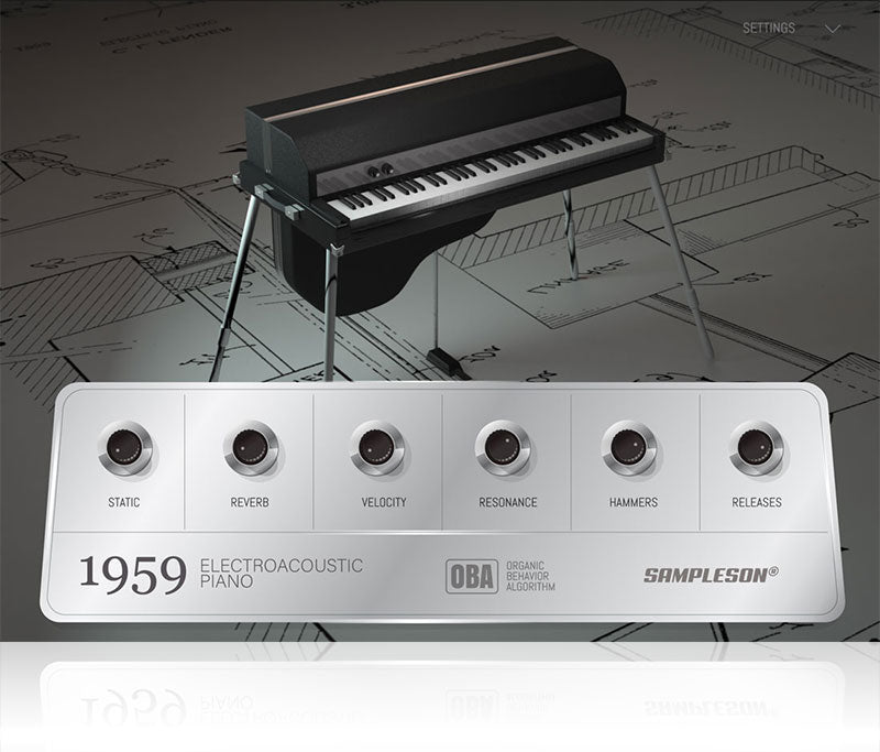 Sampleson 1959 Hidden Electro-Acoustic Piano