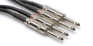Hosa CPP-415 Dual Unbalanced Nickel Plated 1/4" 15 ft.