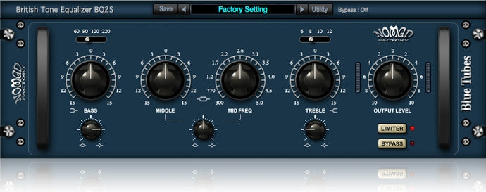 Nomad Factory Blue Tubes Equalizer BQ2S