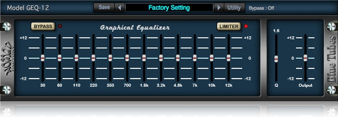 Nomad Factory Blue Tubes Equalizer GEQ12