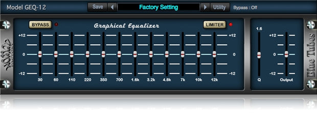 Nomad Factory Blue Tubes Equalizer GEQ12