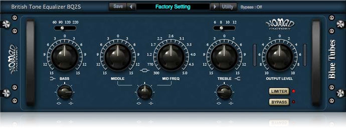 Nomad Factory Blue Tubes Equalizers Pack