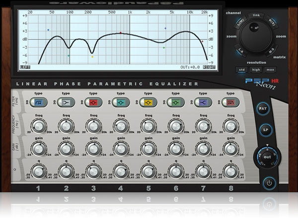 PSP Neon HR Linear Phase EQ Plugin