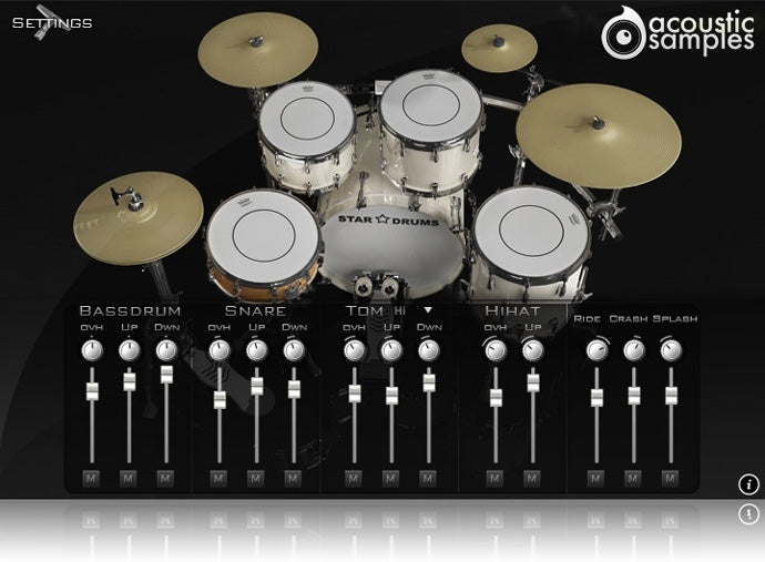 Acousticsamples StarDrums Library