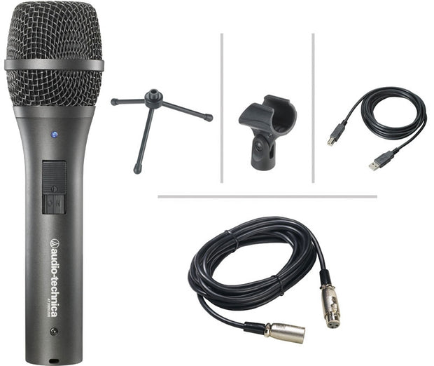 Audio Technica AT2005 USB Cardioid Dynamic USB/XLR Microphone
