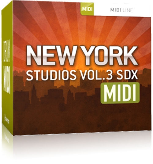 Toontrack New York Studios Vol.3 MIDI