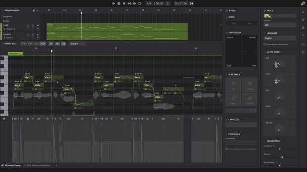 Dreamtonics Synthesizer V Pro Mandarin Bundle 3 Voices