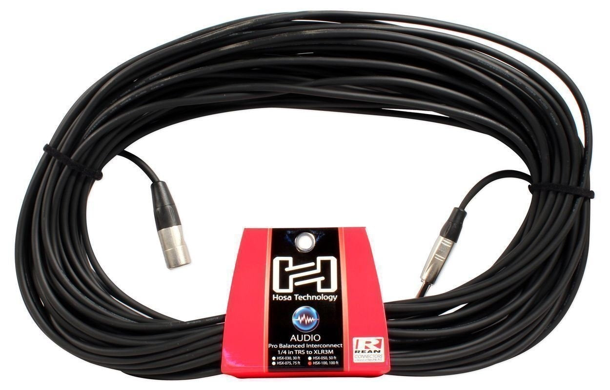 Hosa CXS-100M Powered Speaker XLR (M) to 1/4