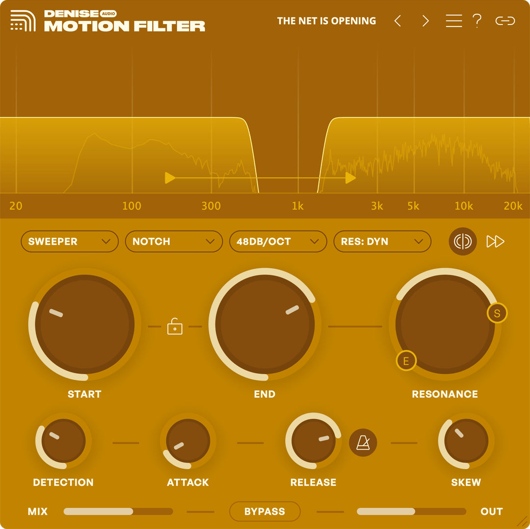Denise Audio Motion Filter
