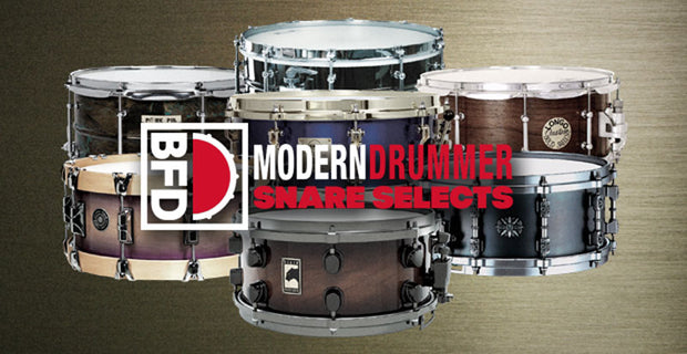 BFD Drums Modern Drummer Snare Selects