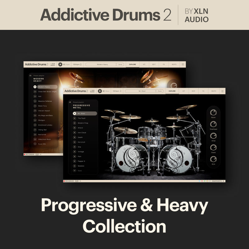 XLN Audio Addictive Drums 2:Progressive and Heavy Collection