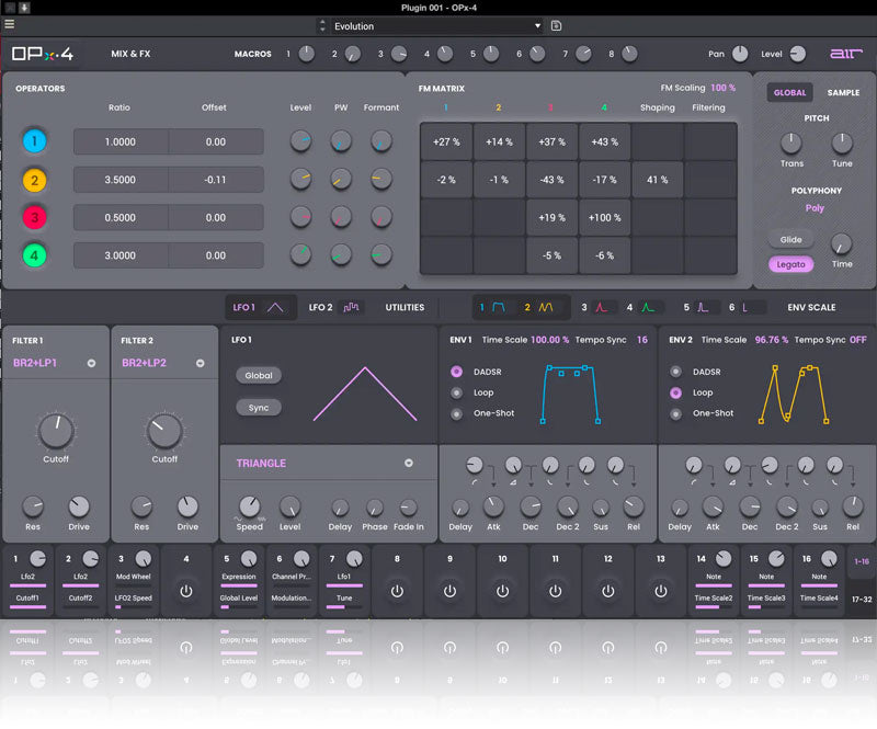 Air Music Tech OPx-4 FM Synthesizer Plugin