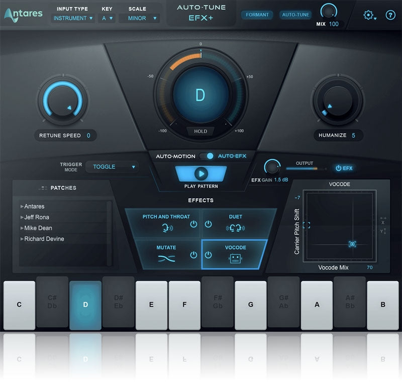 Antares Auto-Tune EFX +10 & Auto-Key 2 Promo