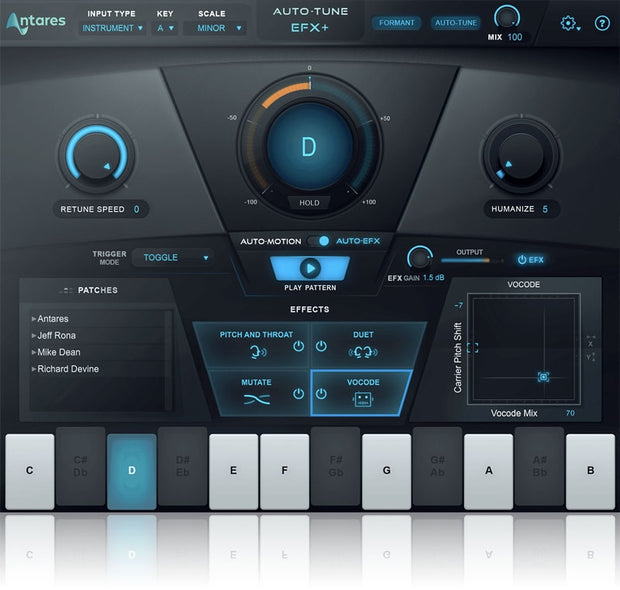 Antares Auto-Tune EFX +10 & Auto-Key 2 Promo