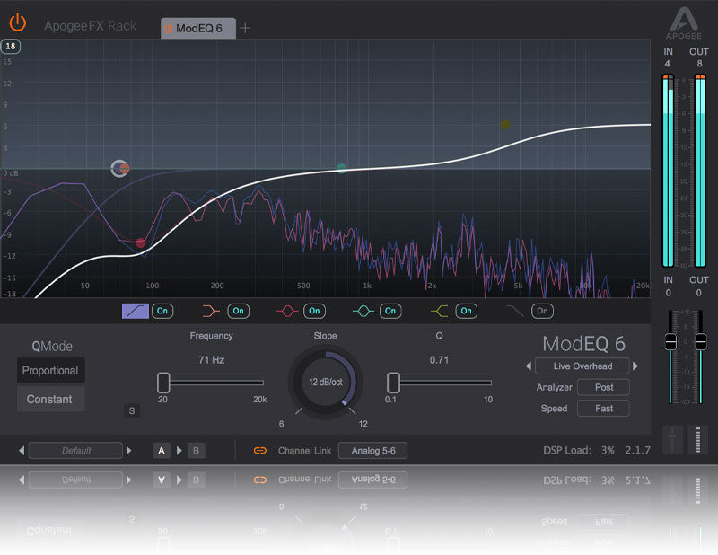 Apogee ModEQ 6 Modern 6 Band Visual Equalizer