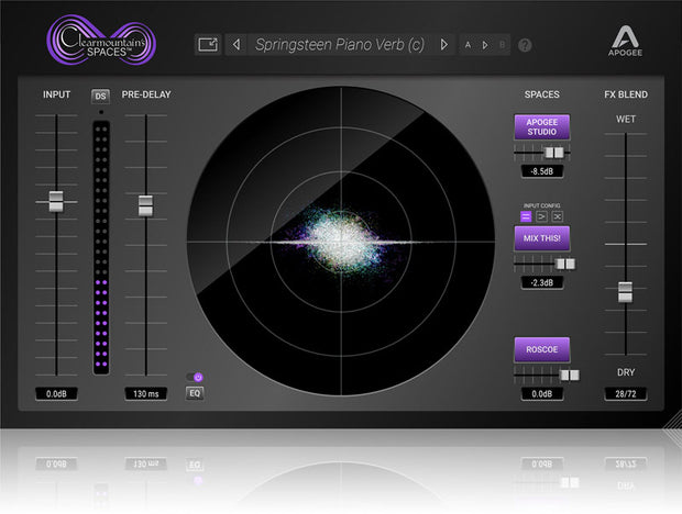 Apogee Clearmountain's Spaces Reverb Plugin