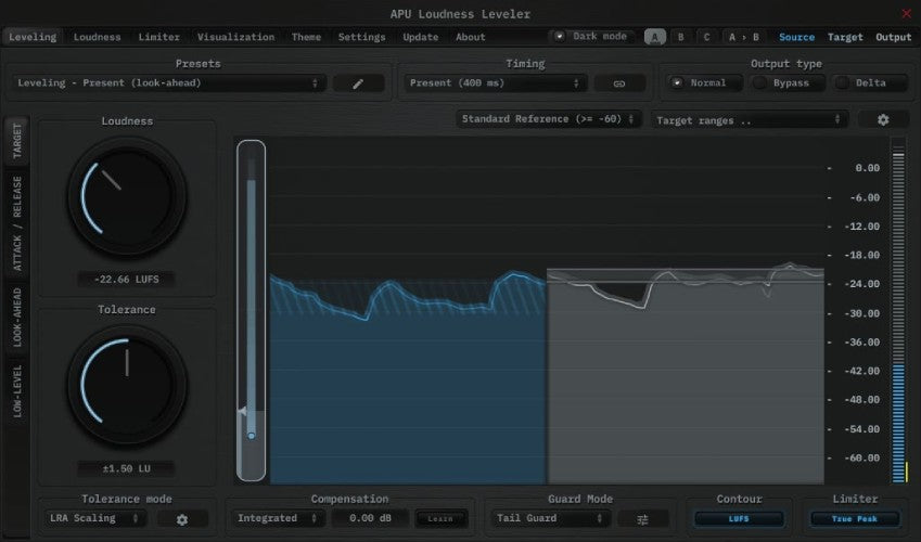 APU Software Loudness Compressor