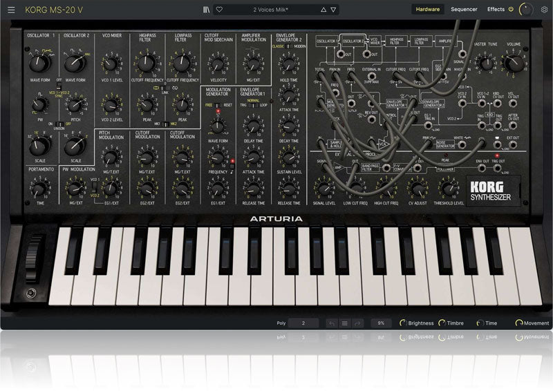 Arturia Korg MS-20 V Semi-Modular Synthesizer Plugin