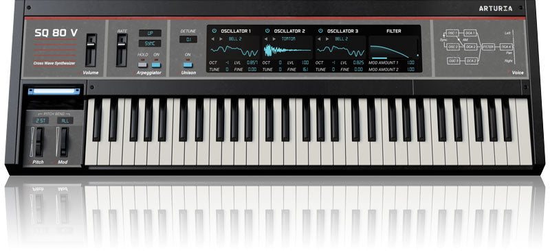 Arturia SQ80 V Hybrid Cross-Wave Synthesizer Plugin