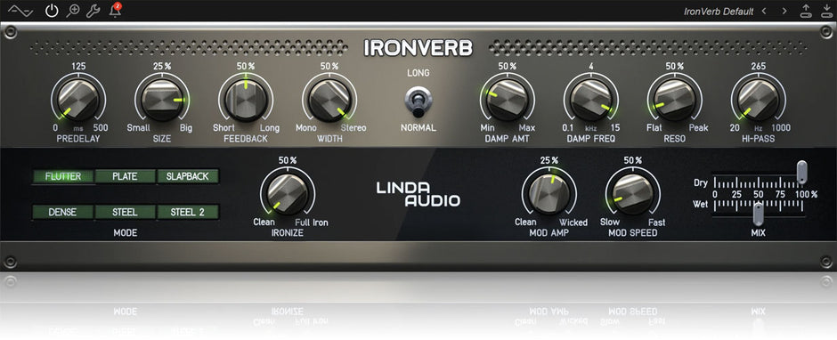 Audified Linda IronVerb Creative Reverb Plugin