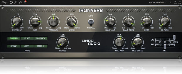 Audified Linda IronVerb Creative Reverb Plugin