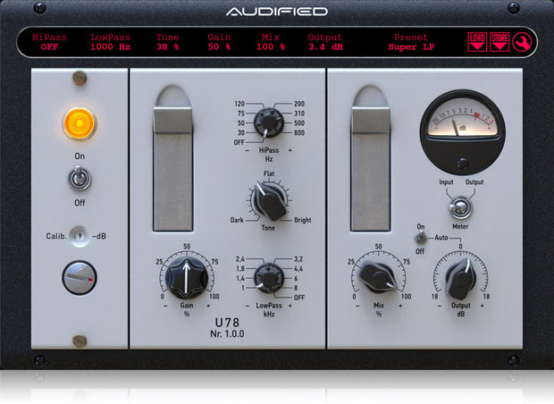Audified U78 Saturator Plugin