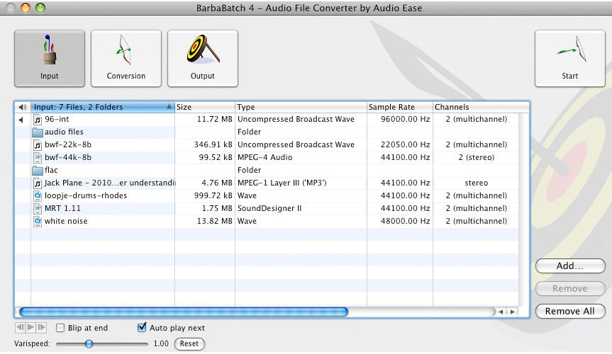Audio Ease BarbaBatch