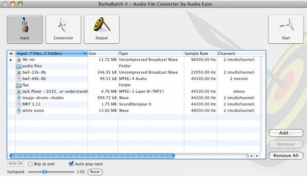 Audio Ease BarbaBatch