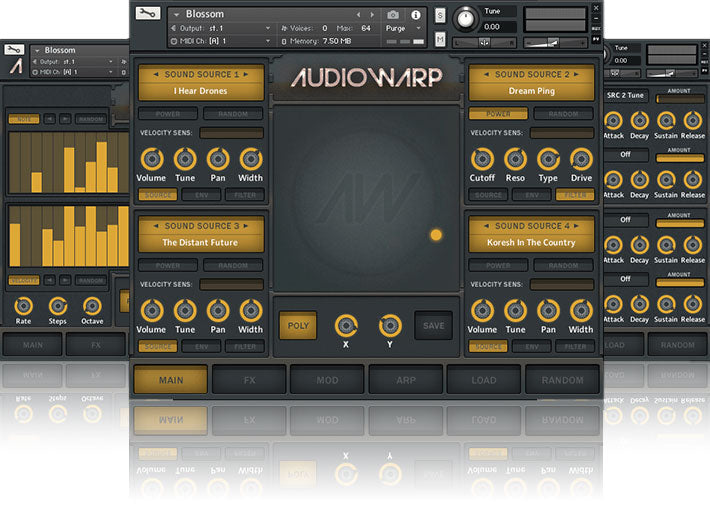 Audiowarp Blossom Dusty Analog Kontakt Library