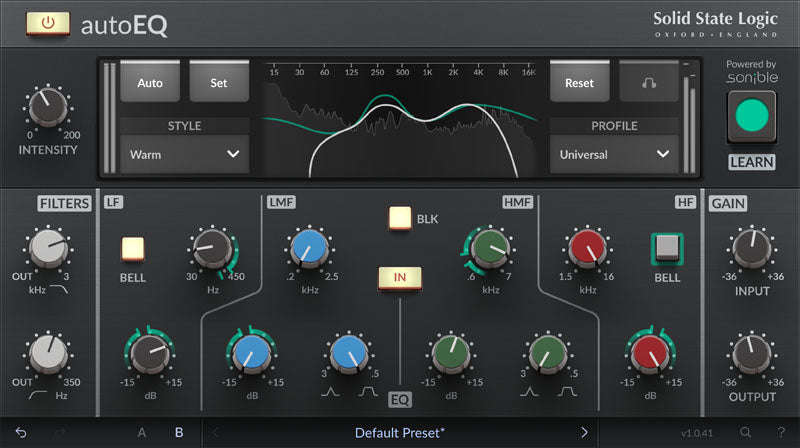 SSL autoEQ