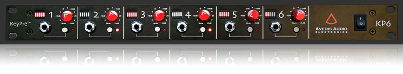 Avedis Audio KP6 KeyPre 6 Channel Electronic Instrument Preamplifier