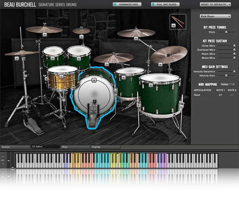 RoomSound Beau Burchell Signature Series Drums