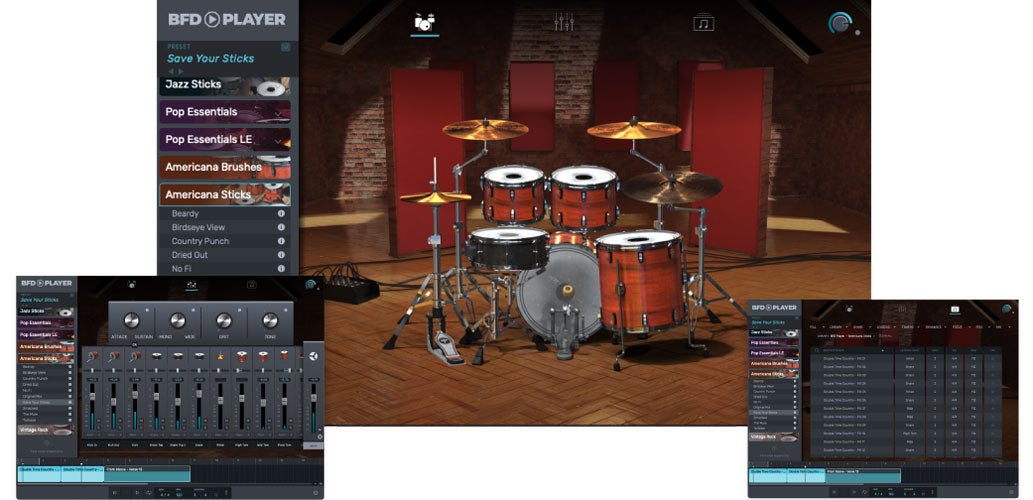 BFD Drums Americana Sticks for BFD Player