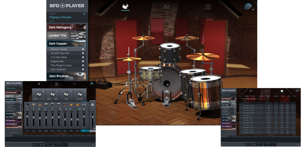 BFD Drums Dark Copper for BFD Player