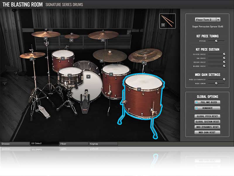 RoomSound Blasting Room Signature Series Drums