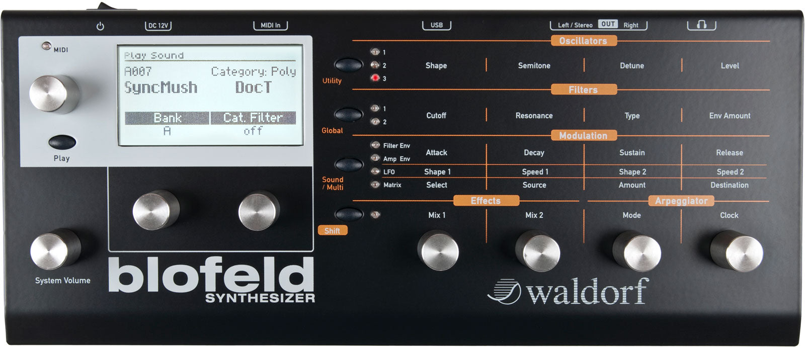 Waldorf Blofeld Desktop - Black