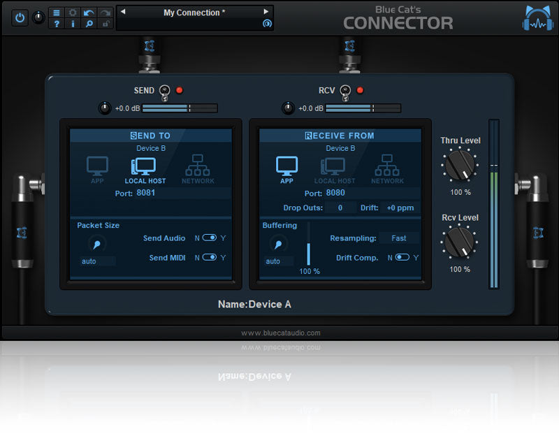 Blue Cat Audio Connector
