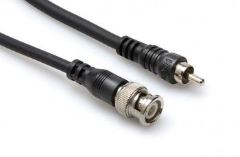 Hosa BNR-106 75-ohm Coax, BNC to RCA, 6 ft
