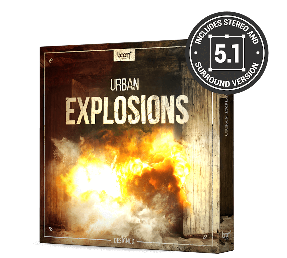 BOOM Library: Urban Explosions - Designed