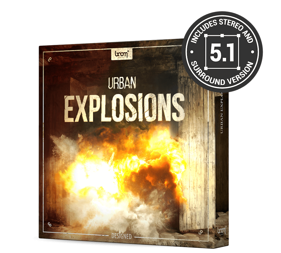 BOOM Library: Urban Explosions - Designed