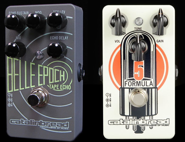 Catalinbread Belle Epoch Echo + Formula No. 5 Tweed Deluxe Overdrive Pedal