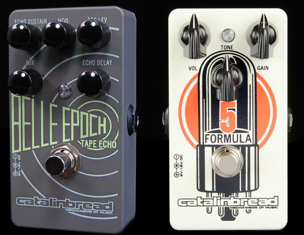 Catalinbread Belle Epoch Echo + Formula No. 5 Tweed Deluxe Overdrive Pedal