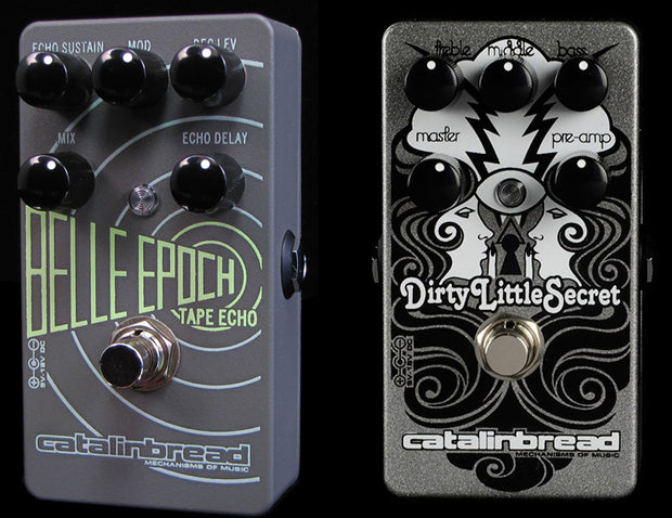 Catalinbread Belle Epoch Echo + Dirty Little Secret Marshall Distortion Pedal Combo