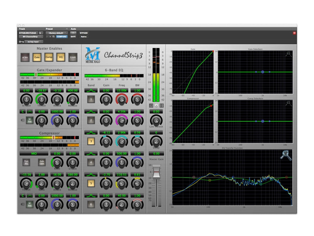 Metric Halo ChannelStrip 3 for GarageBand
