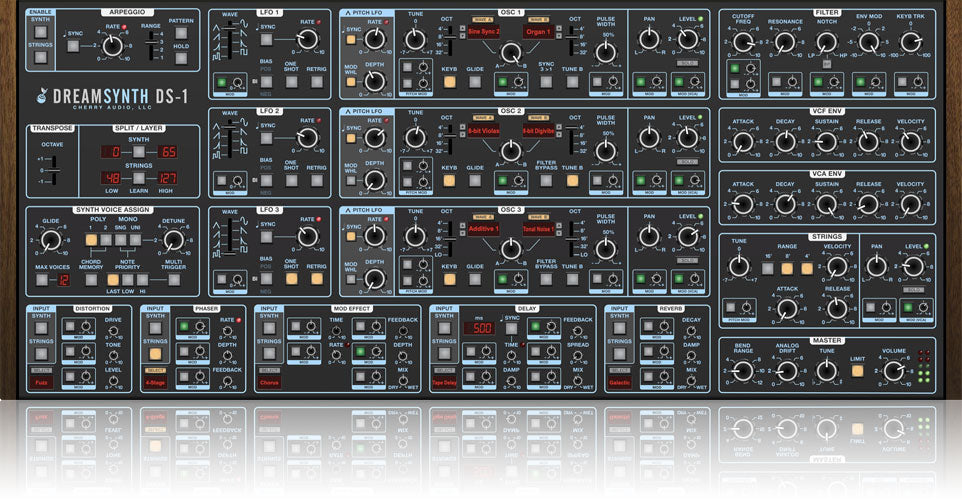 Cherry Audio Dreamsynth Hybrid Analog+Digital Synthesizer Plugin