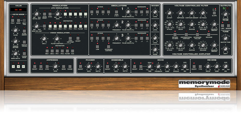 Cherry Audio Memorymode Moog Memorymoog Synthesizer Plugin