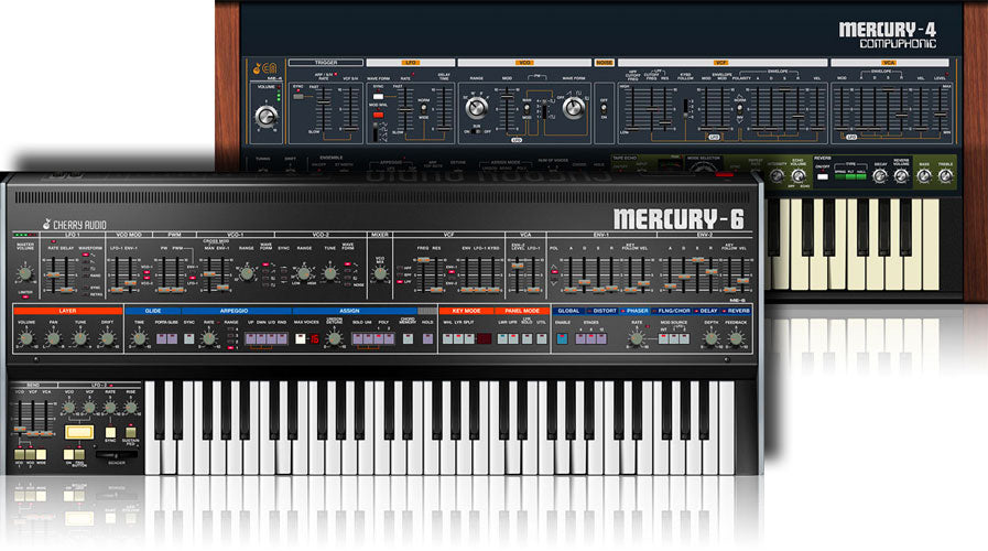 Cherry Audio Mercury Collection Jupiter-6 + Jupiter-4 Bundle