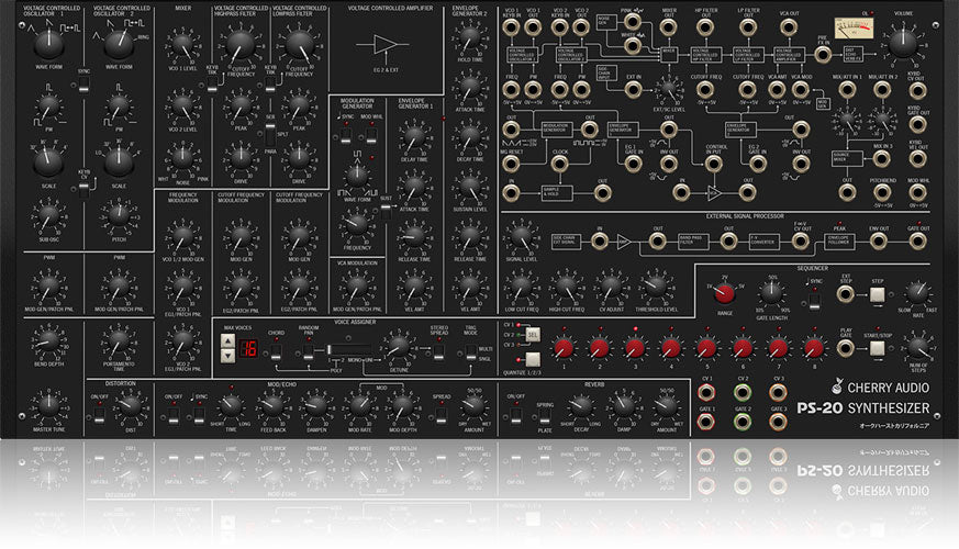 Cherry Audio PS-20 Korg MS-20 Synthesizer Plugin
