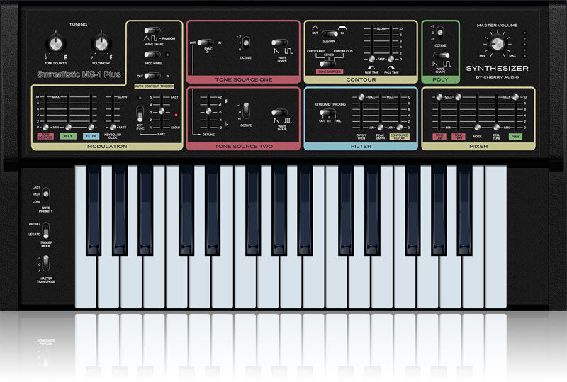 Cherry Audio Surrealistic MG-1 Plus Moog Synthesizer Plugin